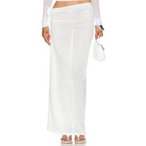 Revolve Soul Mate Maxi Skirt LIONESS porcelain florette accen size XS $69 msrp